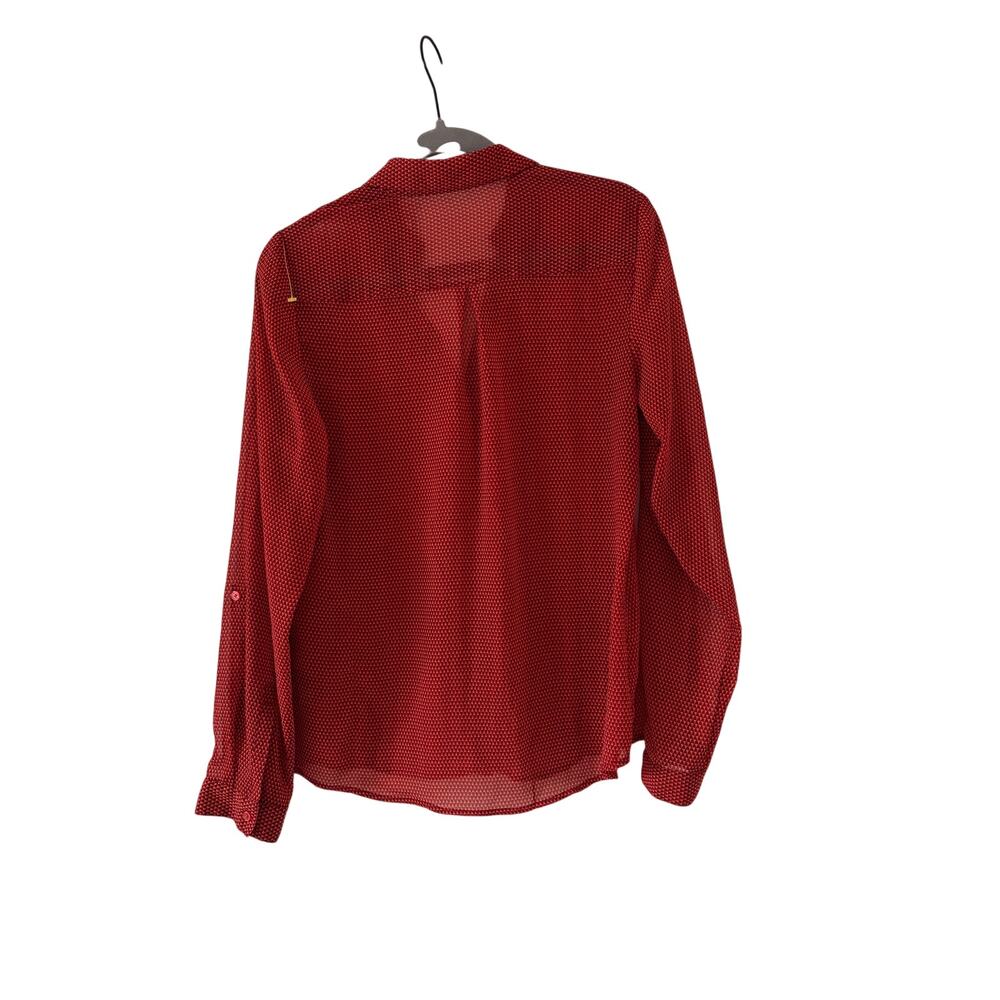 The Limited Red Button Down Shirt Medium - Picture 9 of 9